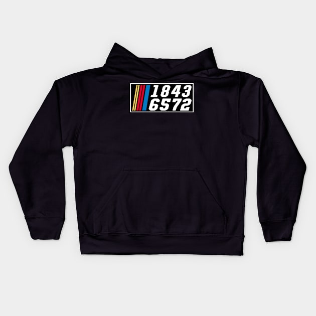 1843 Kids Hoodie by Luna Lovers